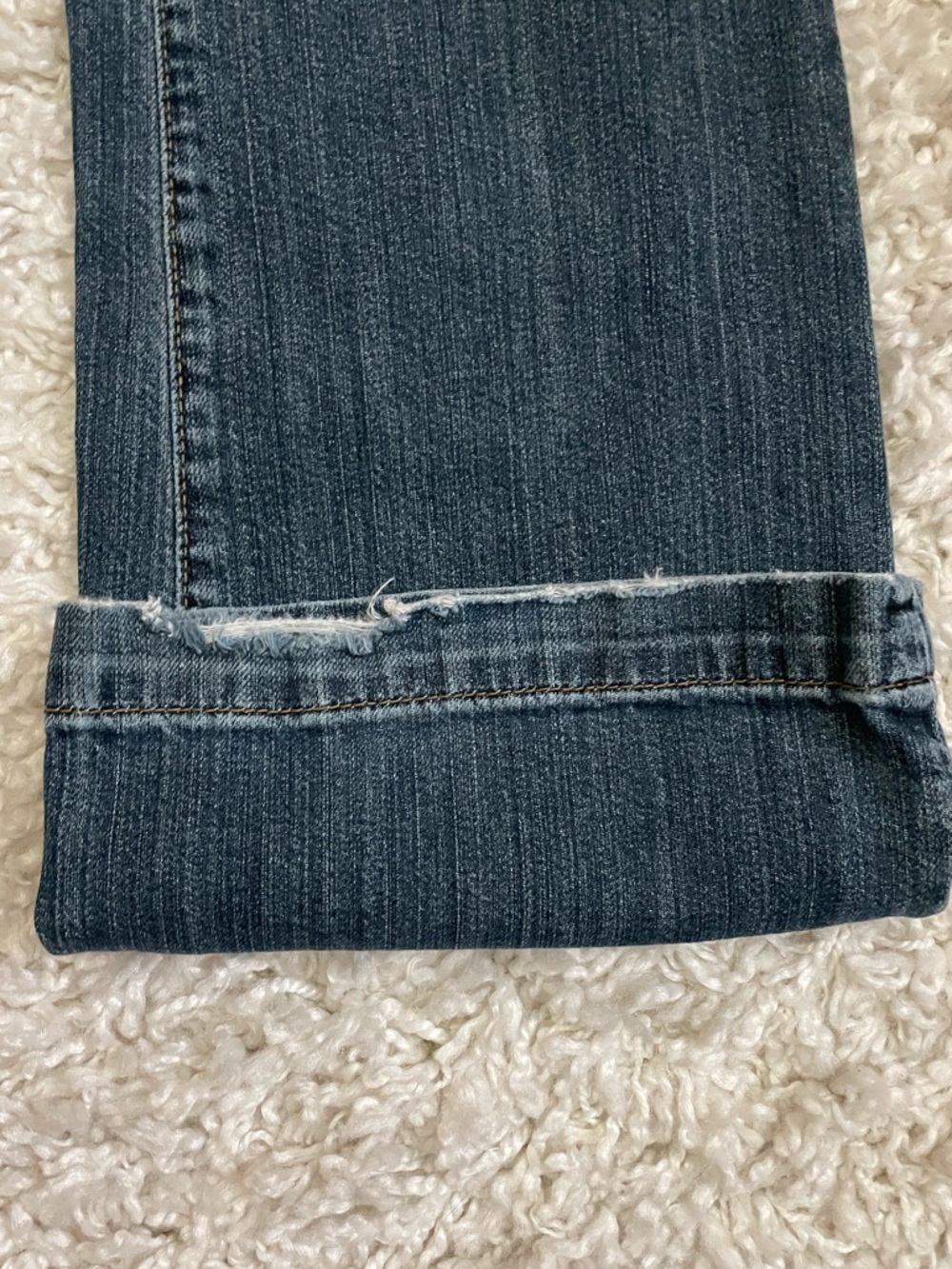 Vintage GAP Long and Lean Stretch Dark Wash, Boot Cut Women's Jeans - Picture 6 of 11